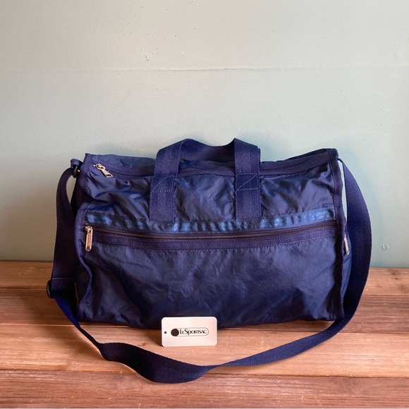 Lesportsac Bags Lesportsac Vintage Blue Duffle Bag Poshmark